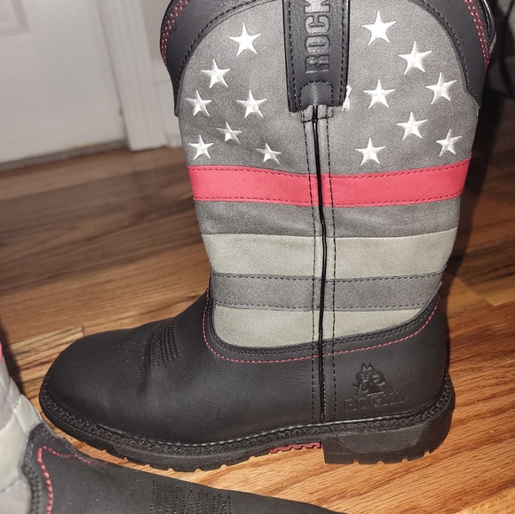 Rocky Red Line Western Boot - Picture 3 of 5